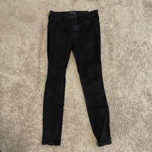 Abercrombie & fitch Simone high rise jean legging jegging in black size 6 or 28R